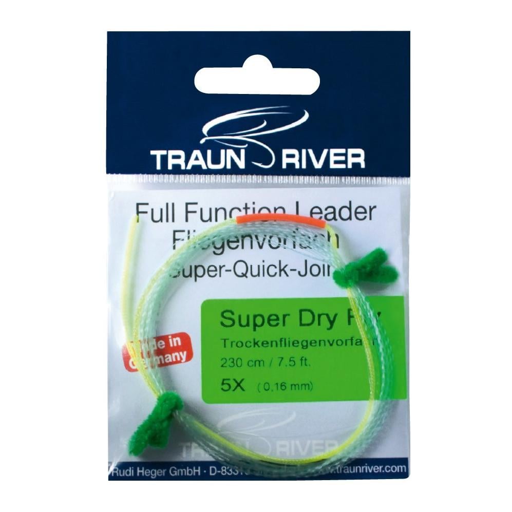 Image of Traun River Super Dry Fly 9 ft - geflochtenes Vorfach bei fischen.ch