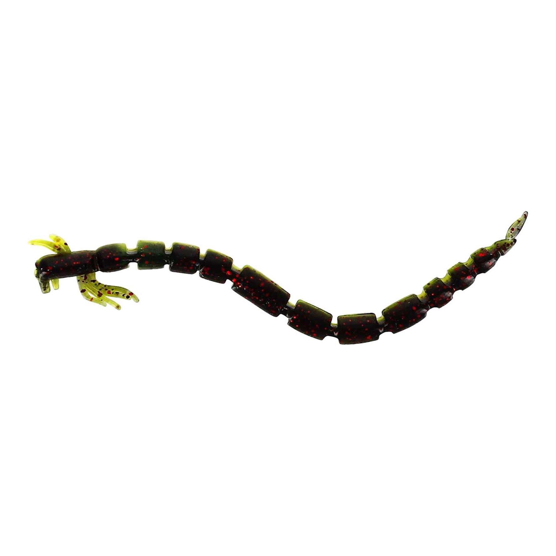 Westin BloodTeez - Gummiköder - Black/Chartreuse -