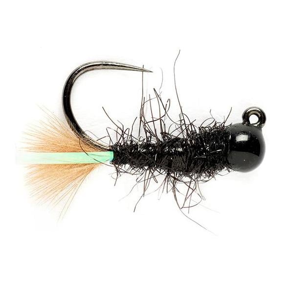 Image of Fulling Mill Black Jig Tungsten o.W. - Nymphe bei fischen.ch