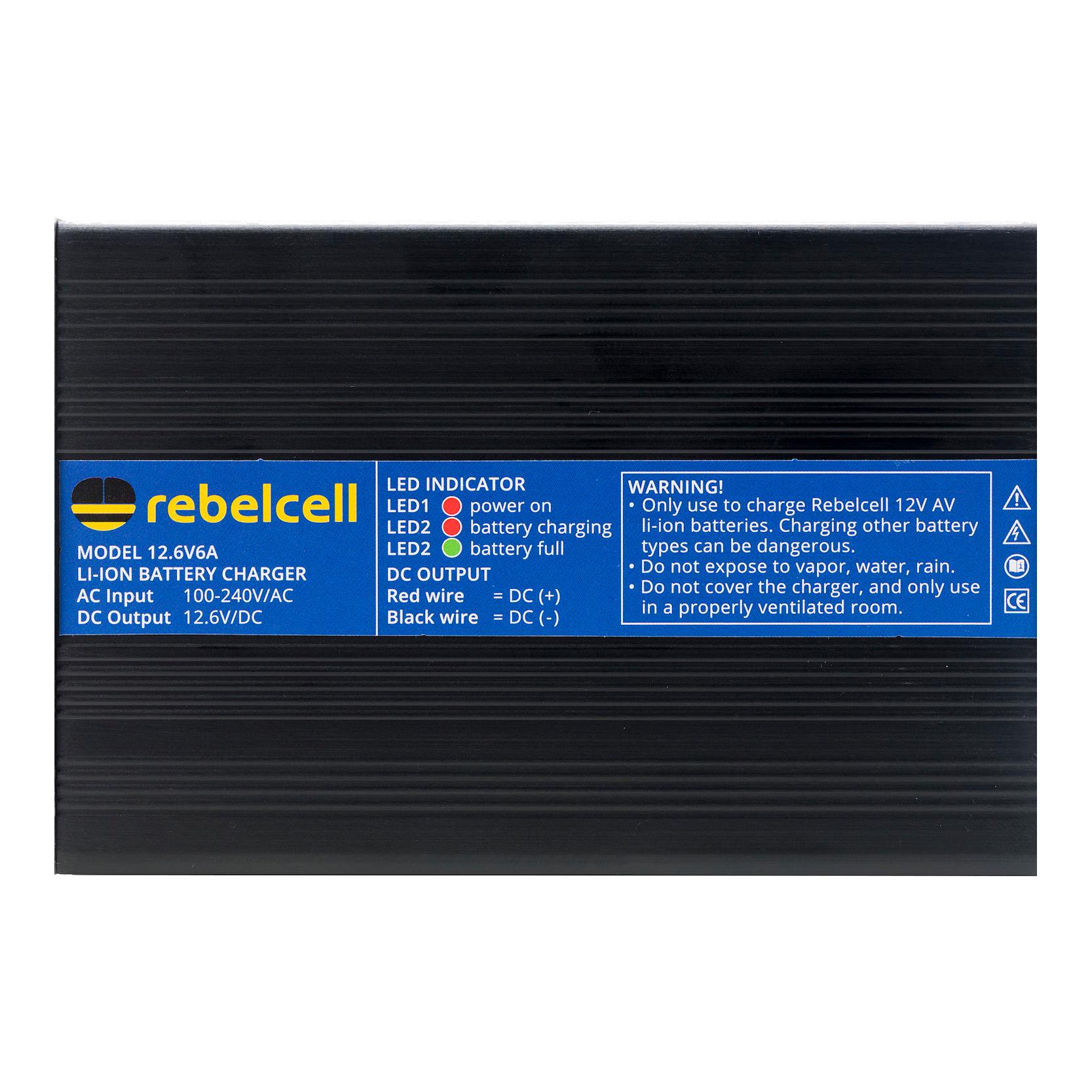 Ladegerät 12.6V6A - Ladegerät für Li-Ion Batterien