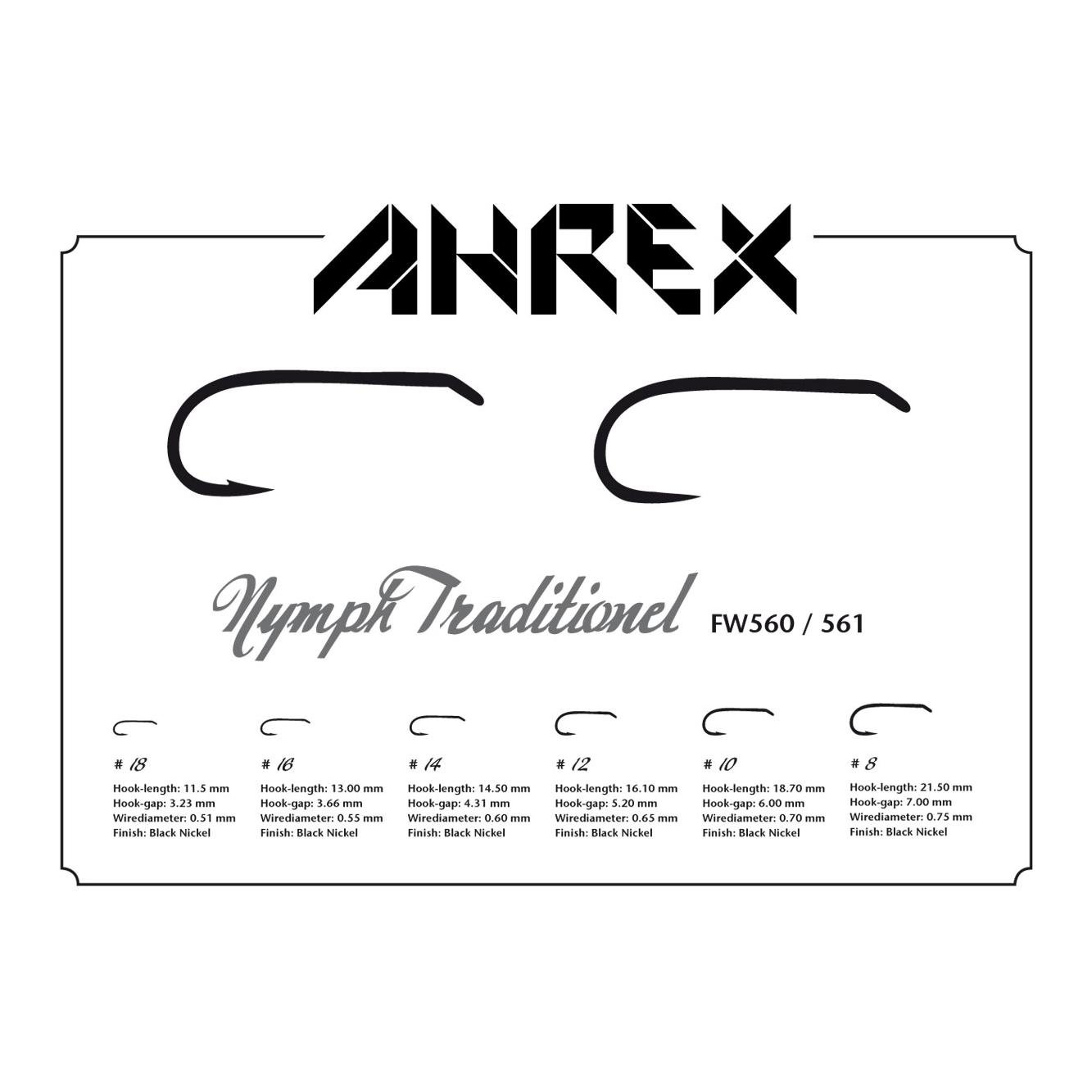 FW561 - Nymph Traditional - Fliegenhaken