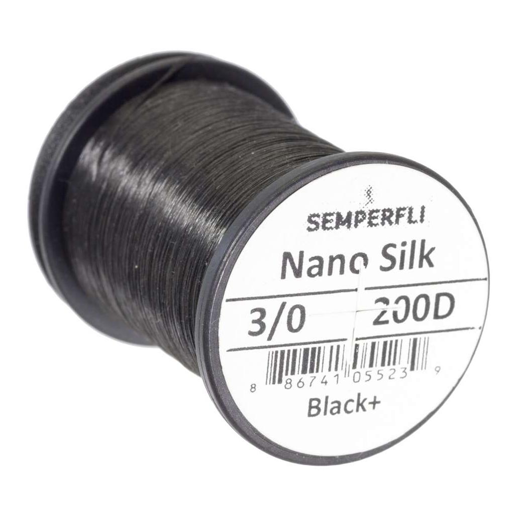 Image of Semperfli Nano Silk Big Game 200D - Black - Bindefaden bei fischen.ch