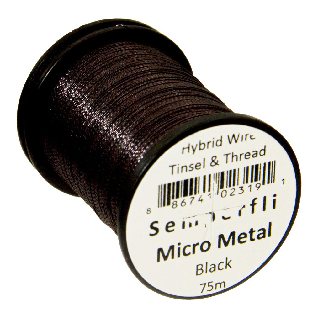 Image of Semperfli Micro Metal - Black - Hybrid Wire bei fischen.ch
