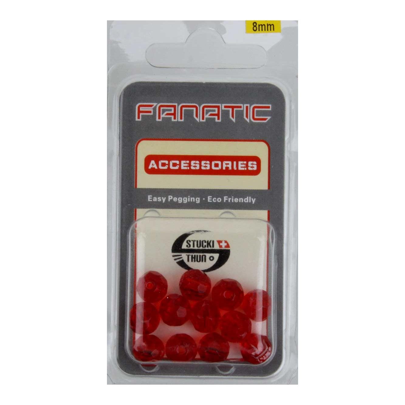 Glas Perlen Facettiert Rot