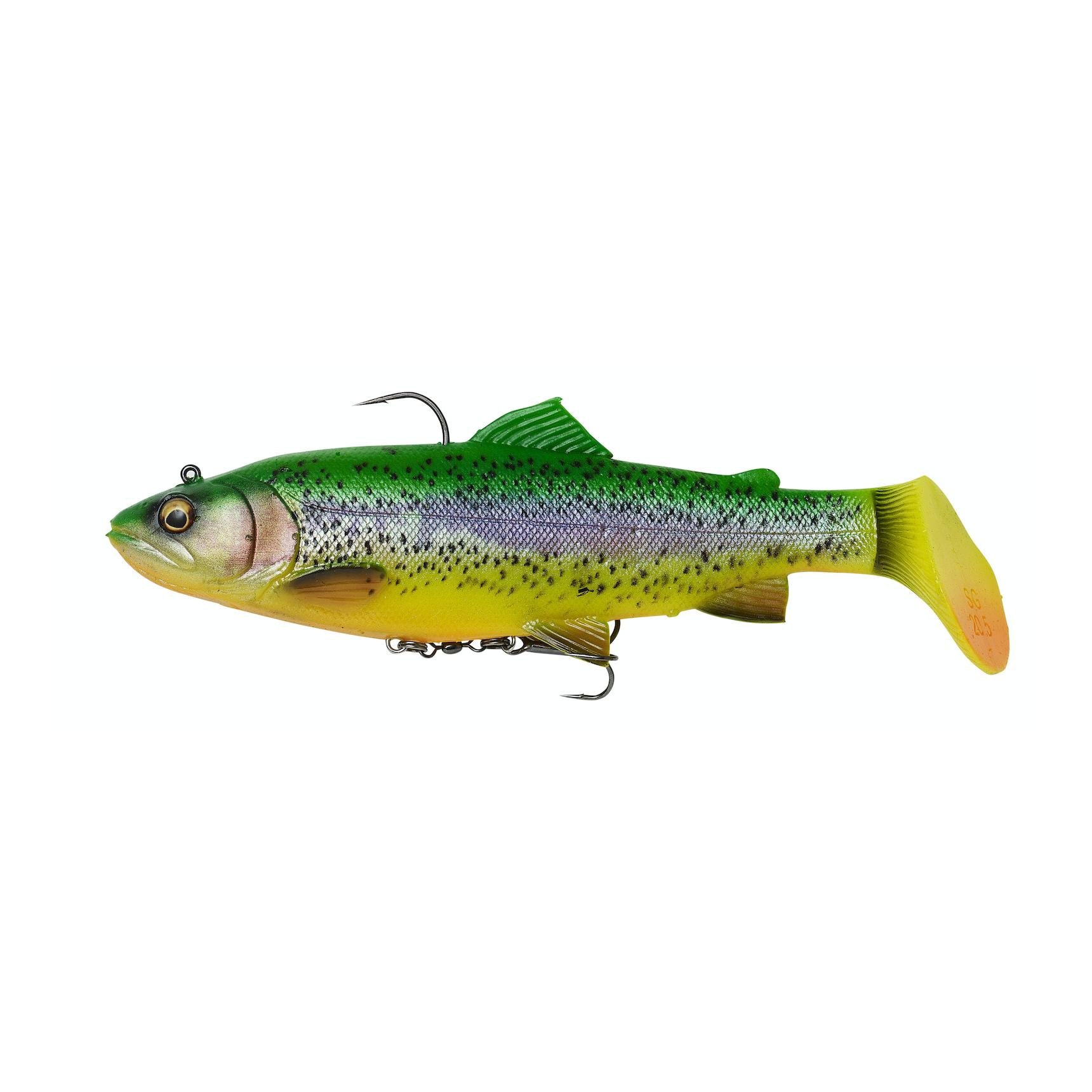 Image of Savage Gear 4D Trout Rattle Shad Fire Trout - Gummiköder bei fischen.ch