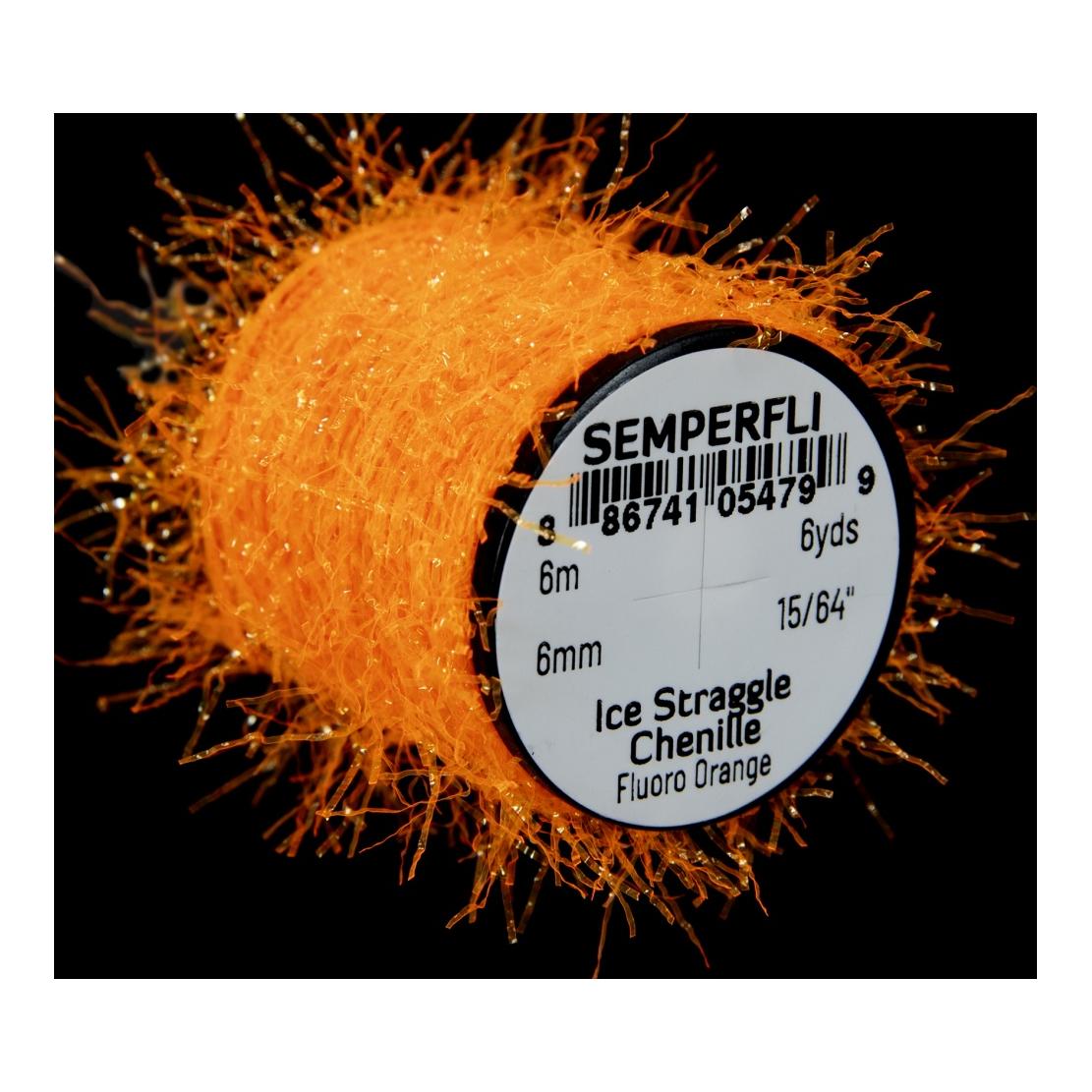 Image of Semperfli Ice Straggle Chenille Fl Orange - Fluo Orange - bei fischen.ch