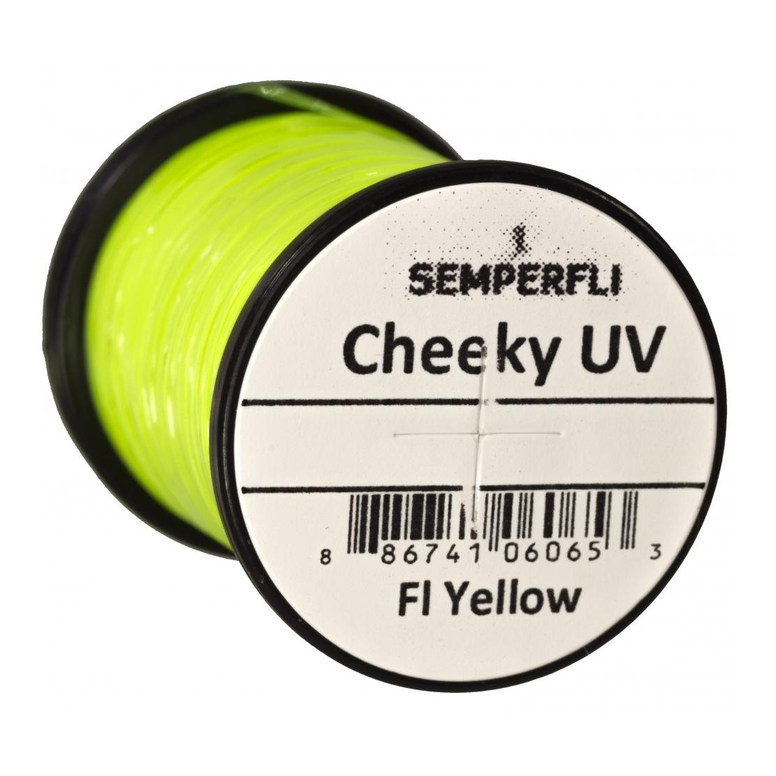 Image of Semperfli Cheeky UV - Fl. Yellow - Tinsel - Fluo Yellow - bei fischen.ch