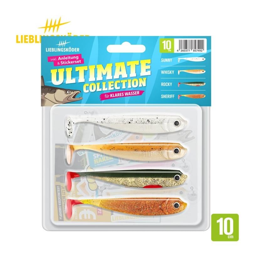 Ultimate Collection klares Wasser - Gummiköder-Set