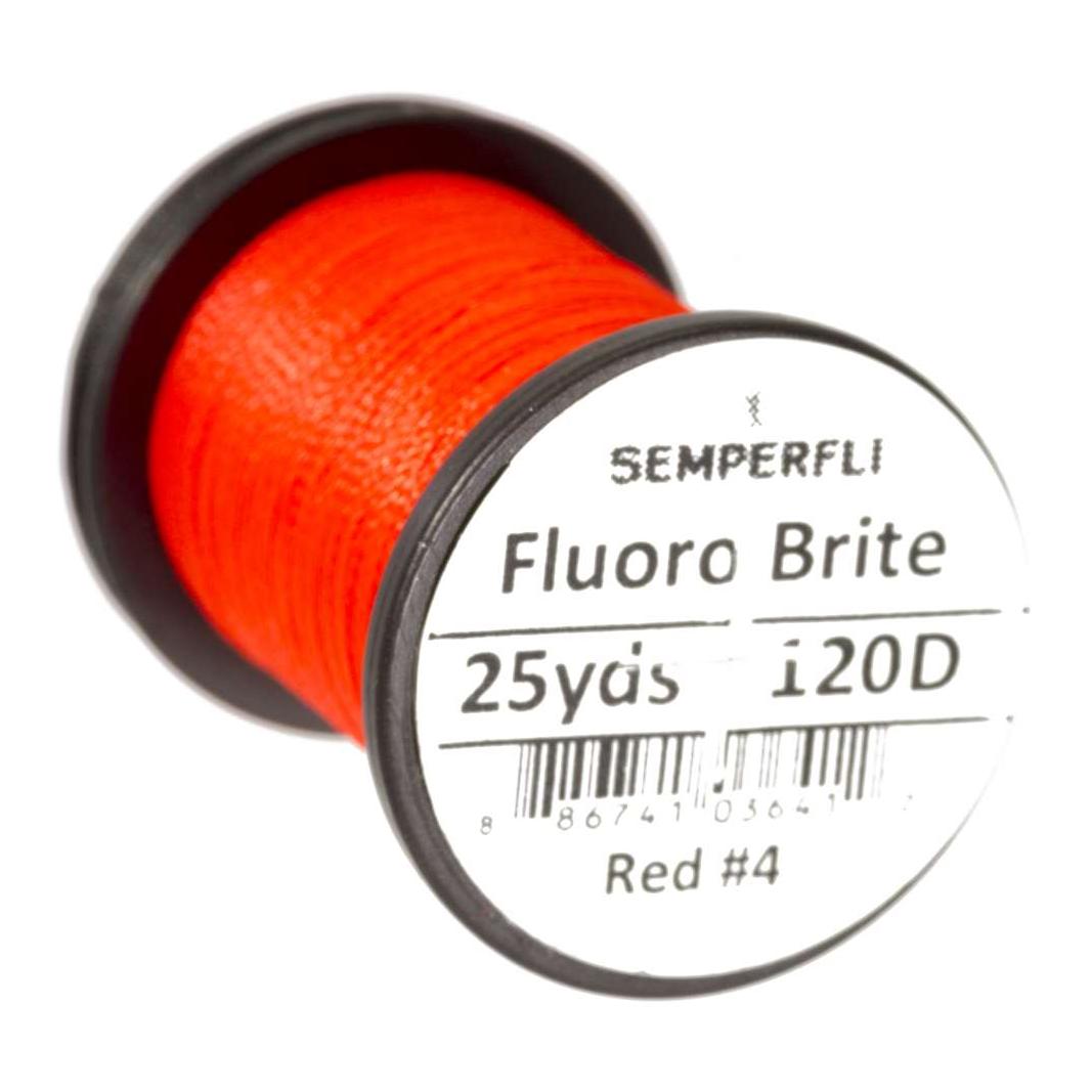 Fluoro Brite - Red - Bindefaden