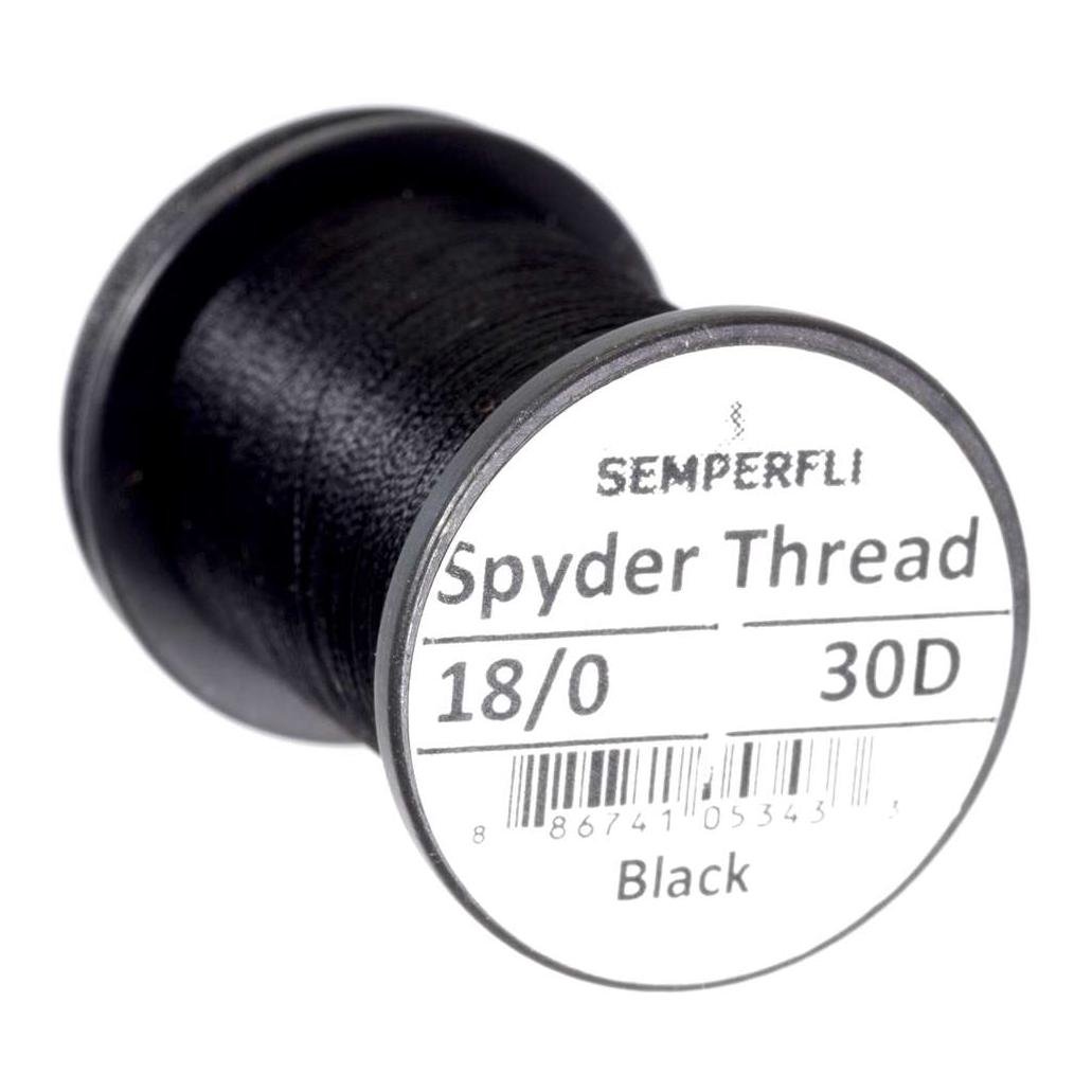 Image of Semperfli Spyder Thread 30D - Black - Bindefaden bei fischen.ch