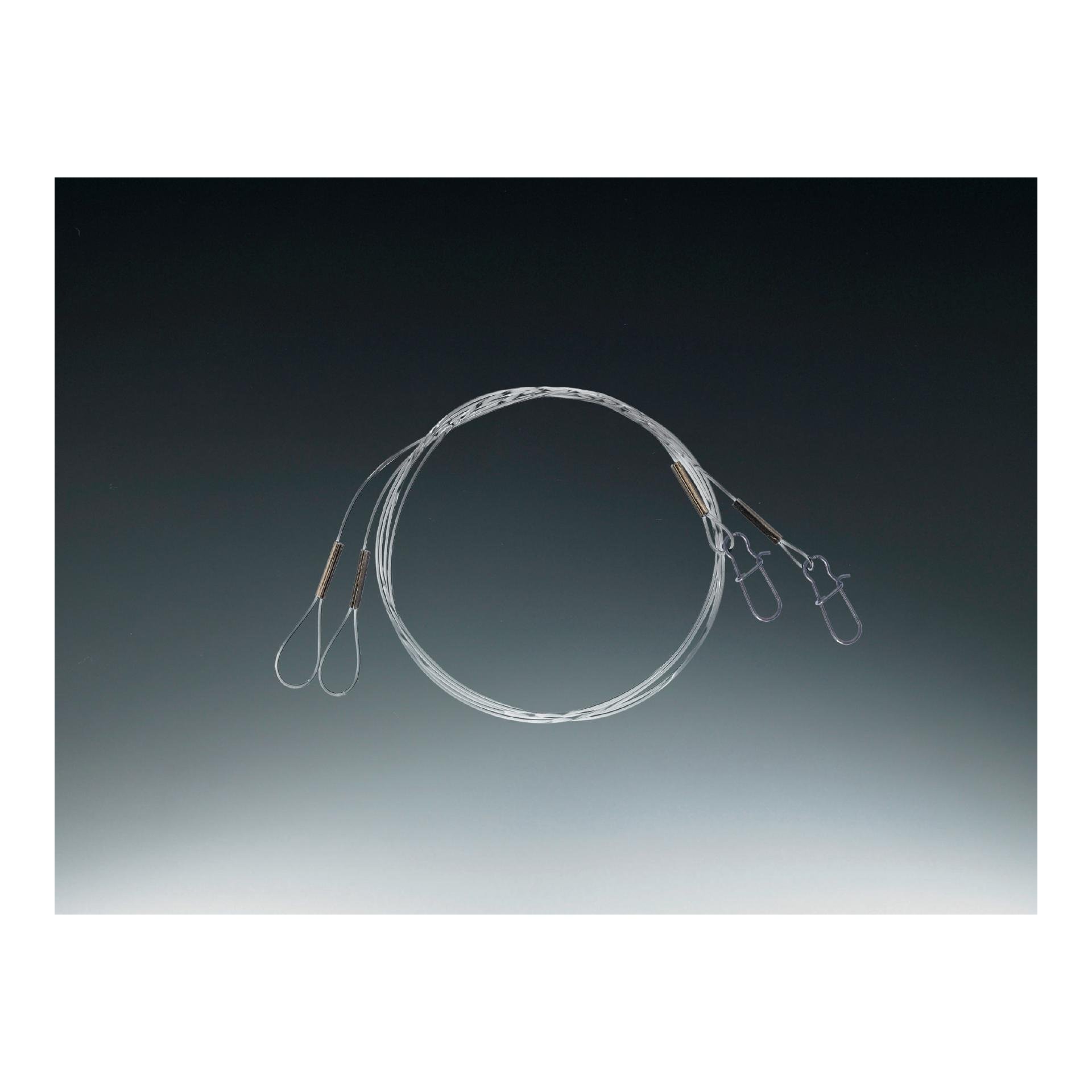 Balzer Hardmono 50cm 2Stk. mit Karabiner - Raubfischvorfach