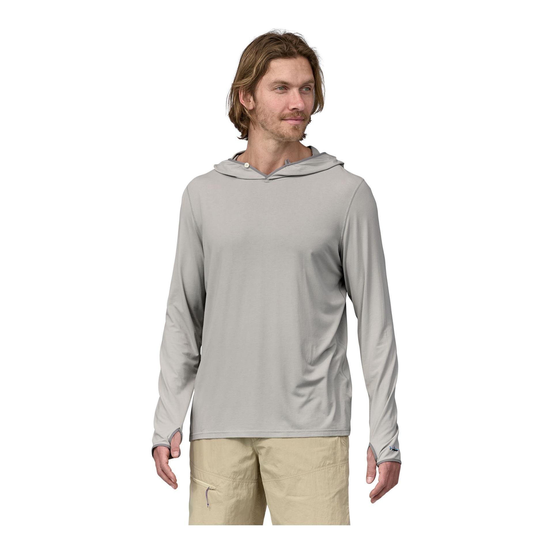 M's Tropic Comfort Natural Hoody - Sunshirt