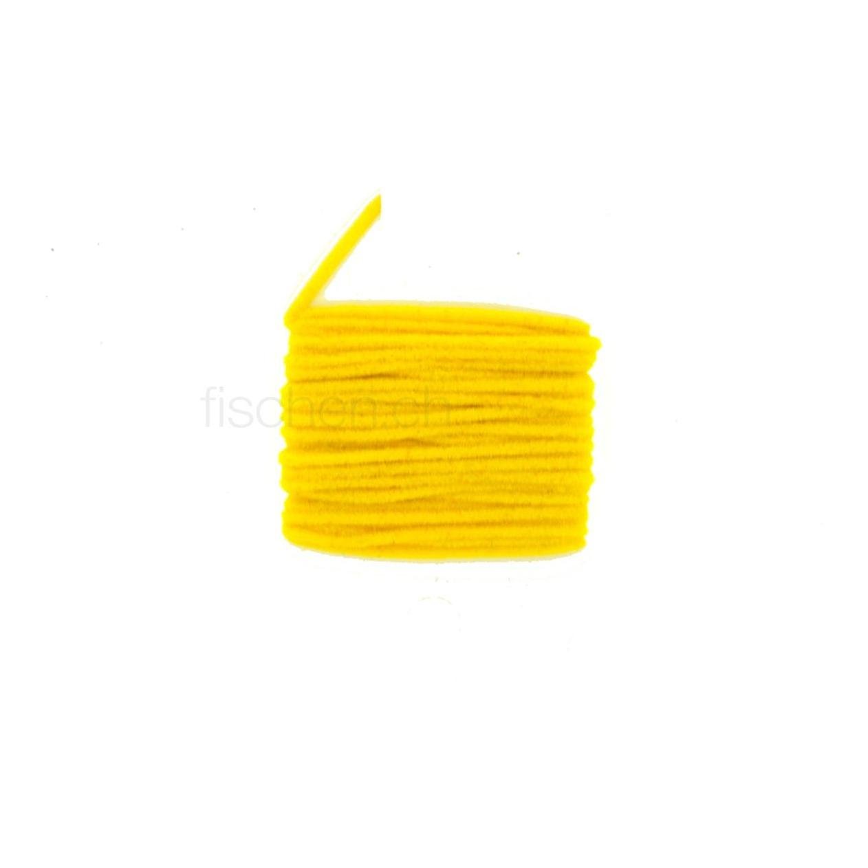 Image of Hareline Dubbin Ultra chenille micro yellow bei fischen.ch