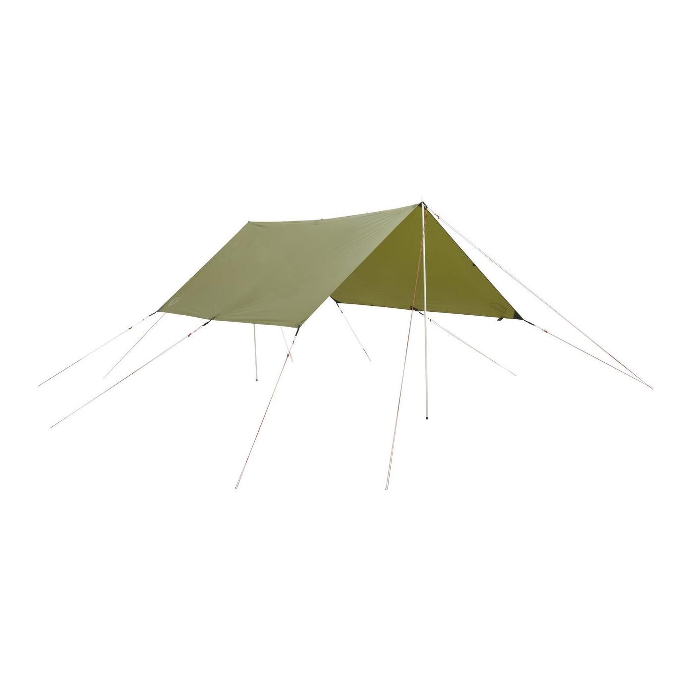 Nordisk Voss 9 PU Tarp mit Guy Lines - Dark Olive