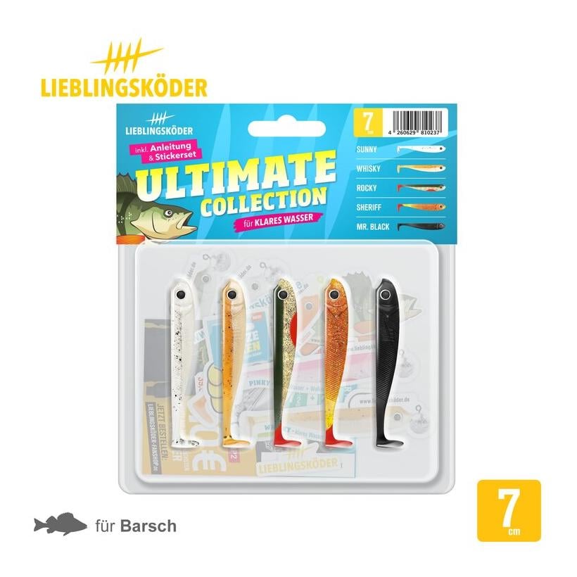 Ultimate Collection klares Wasser - Gummiköder-Set