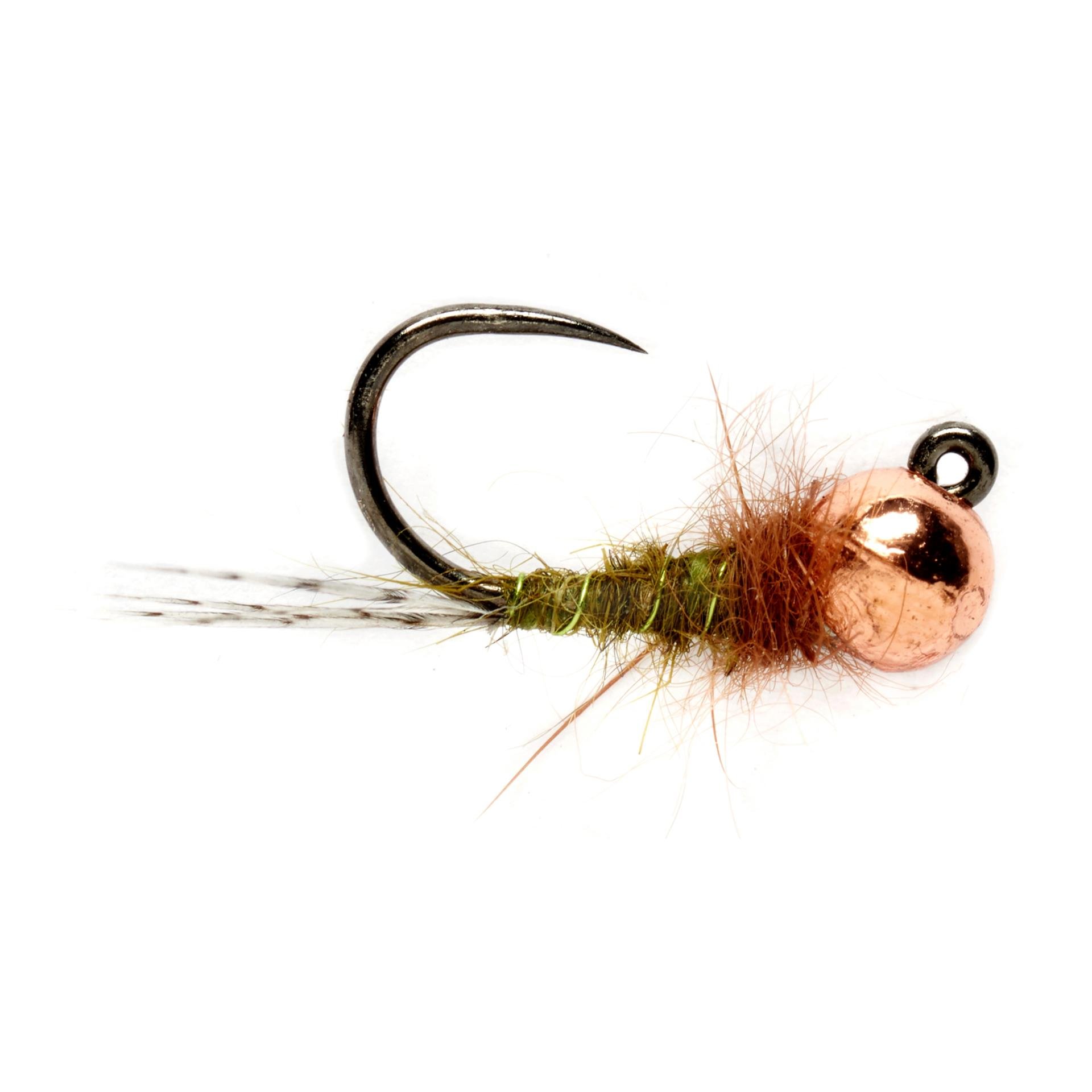 Image of Fulling Mill Roza Olive Nymph o.W. - Nymphe bei fischen.ch