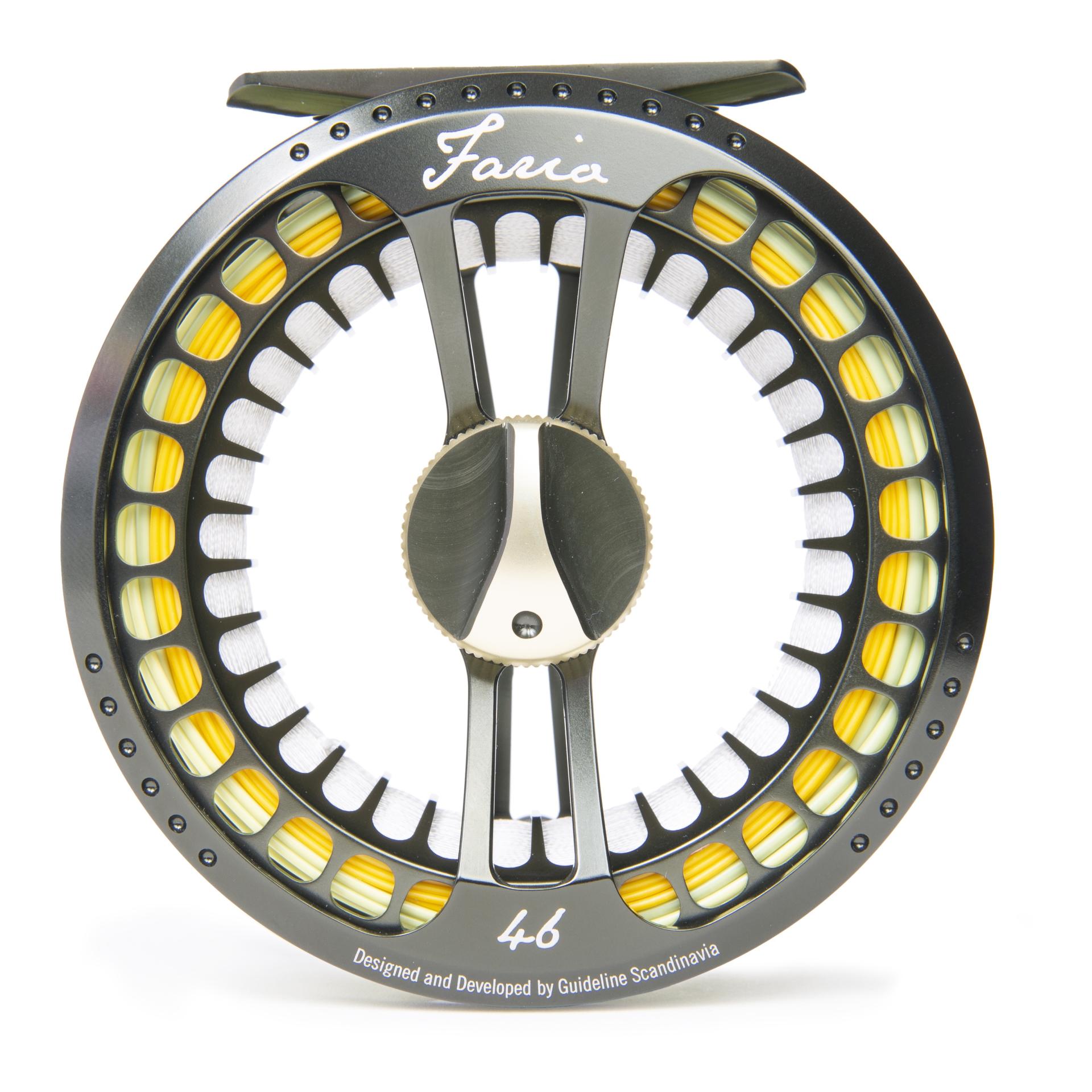 Fario LW Dark Grey Green/Gold - Fliegenrolle