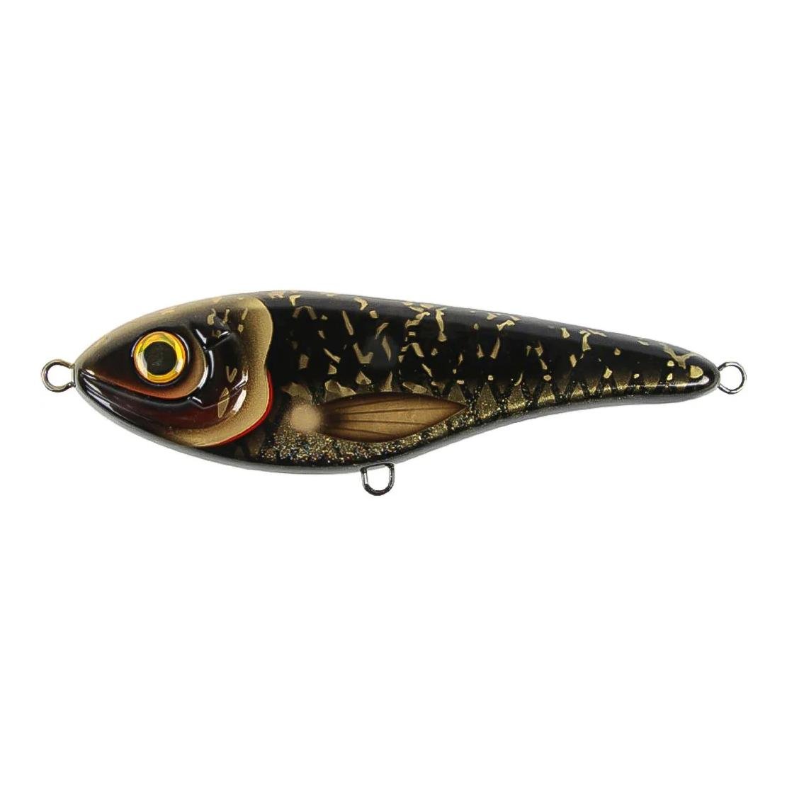 Strike Pro Buster Jerk Slow Sinking - Jerkbait - Black Shadow -