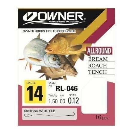 RL-046 Allround Haken gold - mit Widerhaken