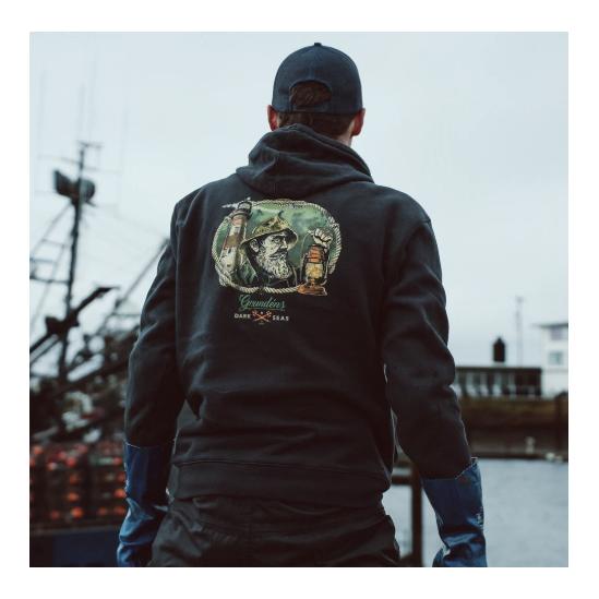 Grundens Dark Seas X Grundens Watchman Hoodie