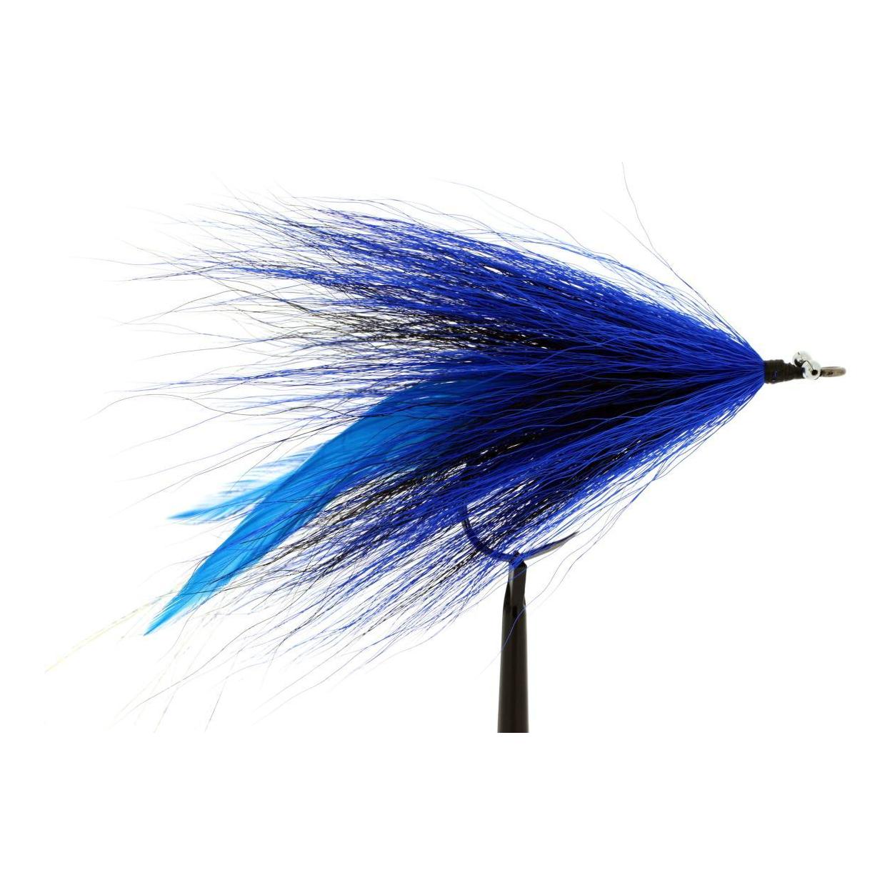 Image of Daniela's Bucktail - blau/schwarz - Hechtstreamer bei fischen.ch