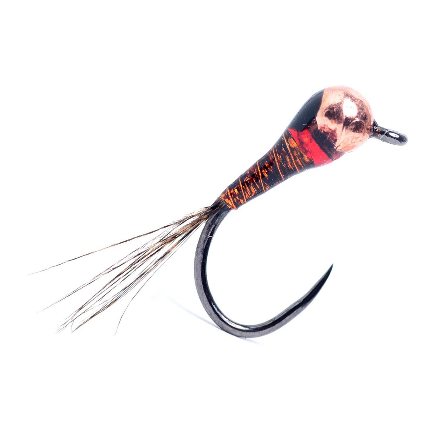 Image of Guideline Killer Chocolate Perdigon Jig o.W. - Nymphe - Chocolate Brown - bei fischen.ch