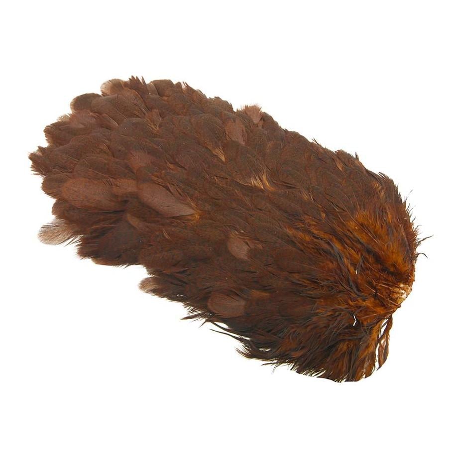 Whiting Brahma Hen Saddle - Mottled Brown - Sattel