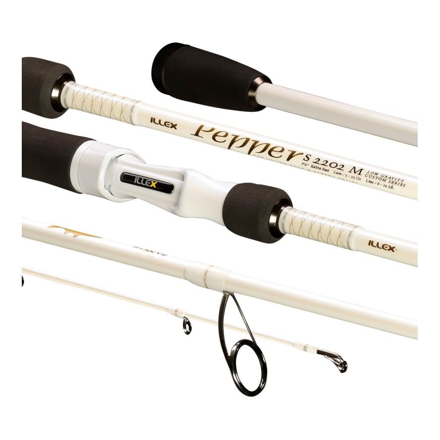 Image of Illex PEPPER X5 S 2202 M Silver Flow - Spinnrute bei fischen.ch