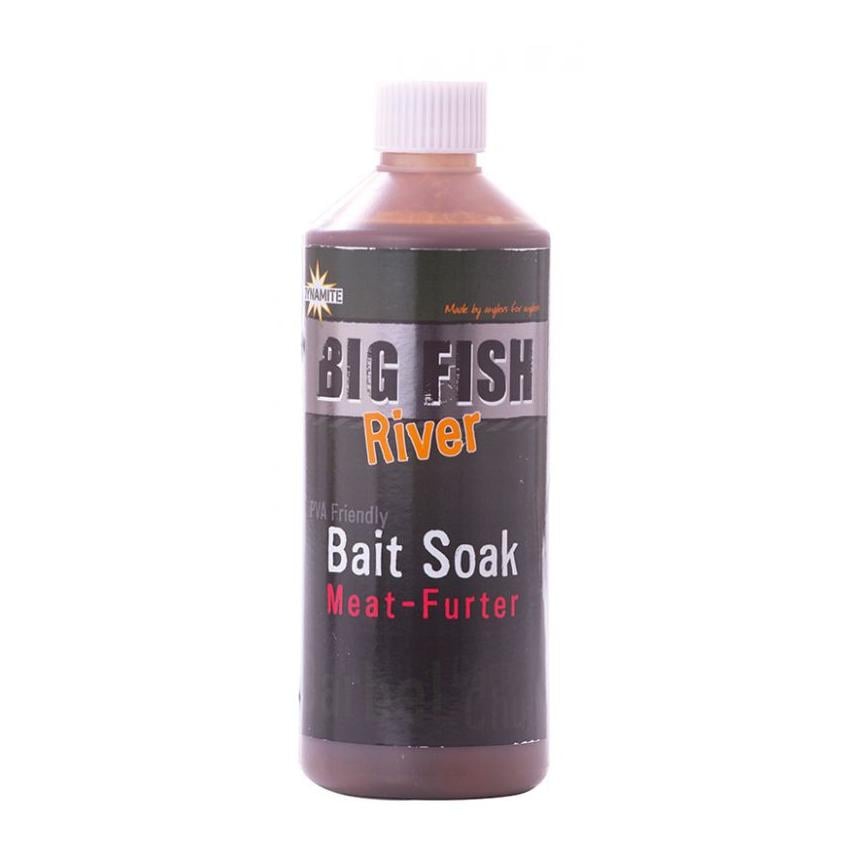 Image of Dynamite Baits Big Fish River Bait Soak Meat-Furter - Liquid bei fischen.ch