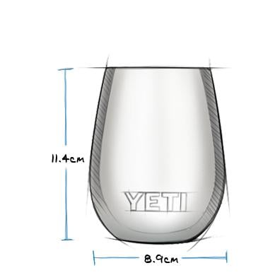 RAMBLER 10 OZ WINE TUMBLER Navy - Trinkbecher