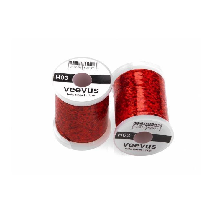 Holographic Tinsel - Red