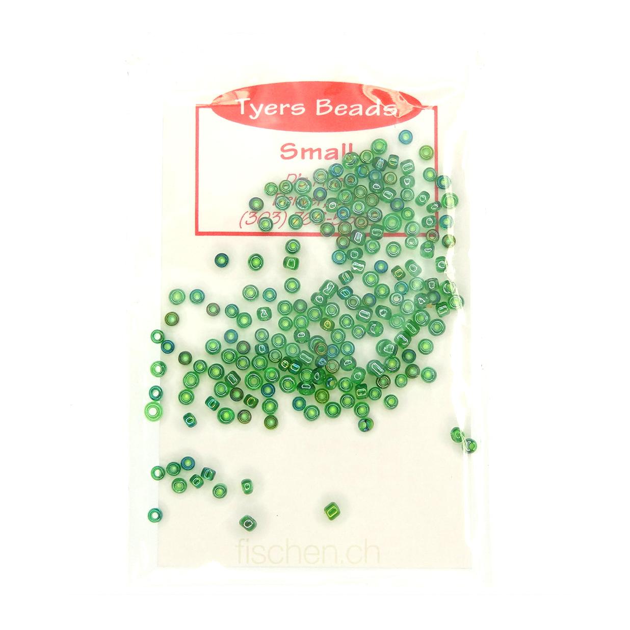 Tyers Glass Beads - Irr. Caddis Green - Glasköpfe