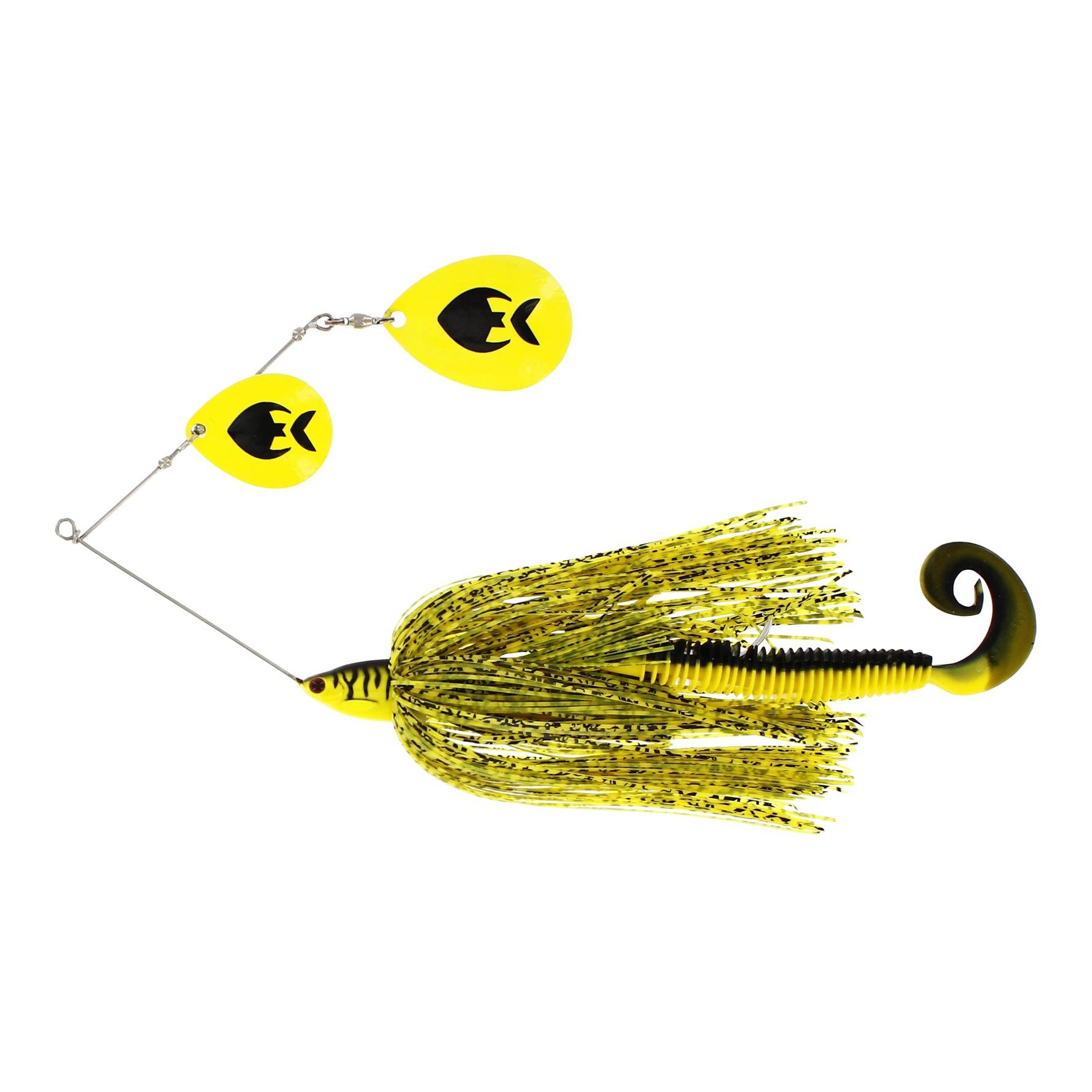 Image of Westin MonsterVibe Colorado Yellow Tiger - Spinnerbait bei fischen.ch