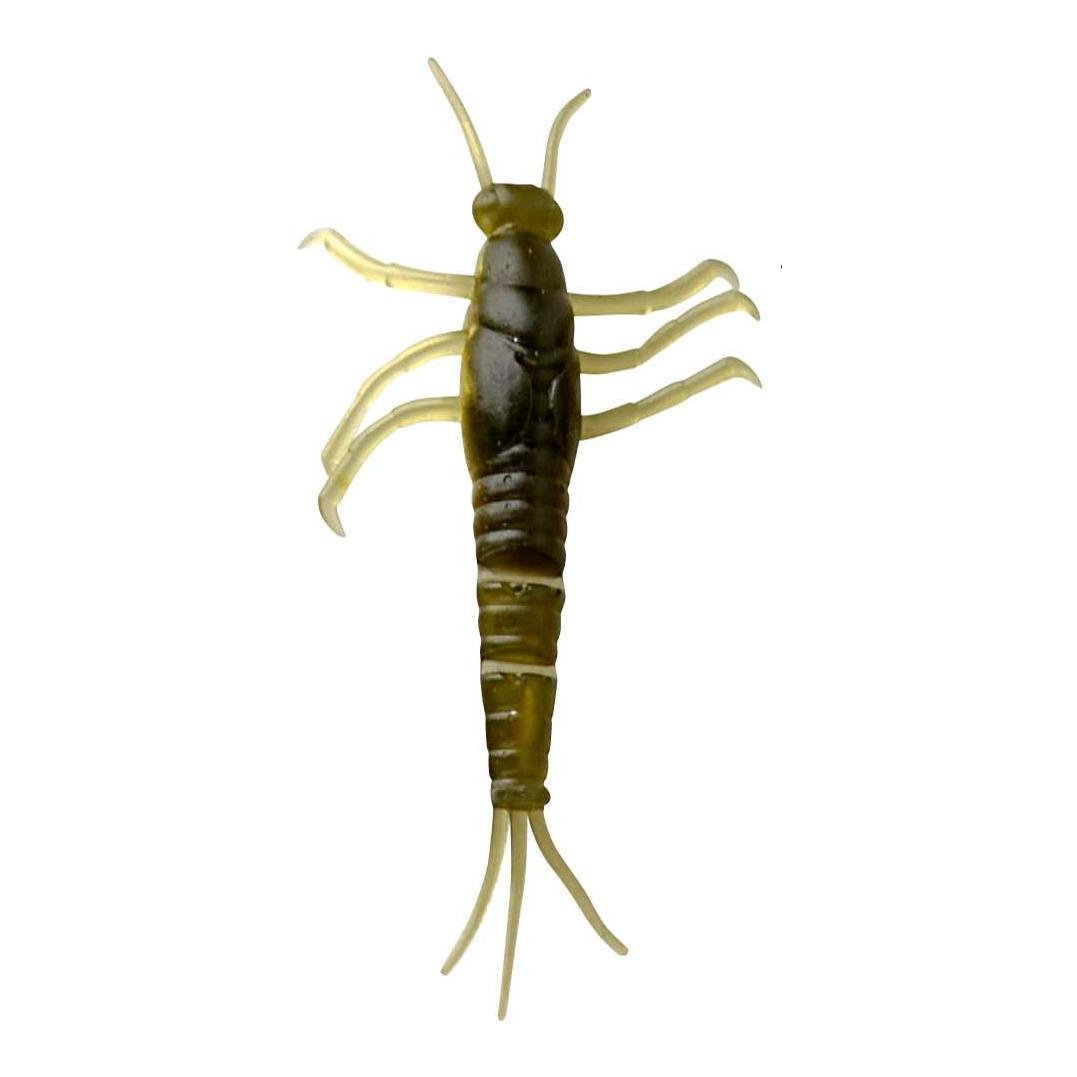 3D Mayfly 50 Loose Body Green - Gummiköder