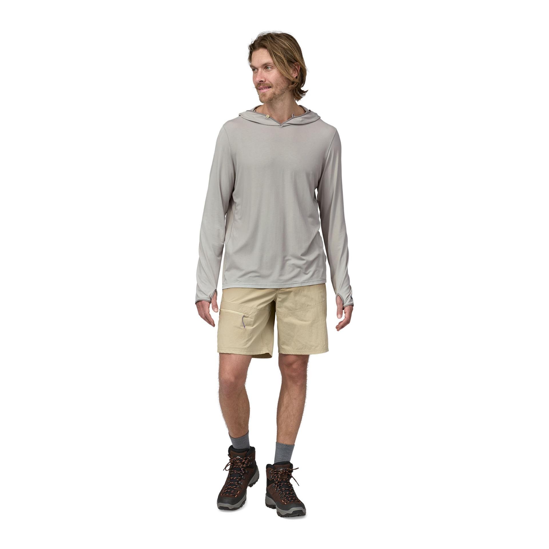 M's Tropic Comfort Natural Hoody - Sunshirt