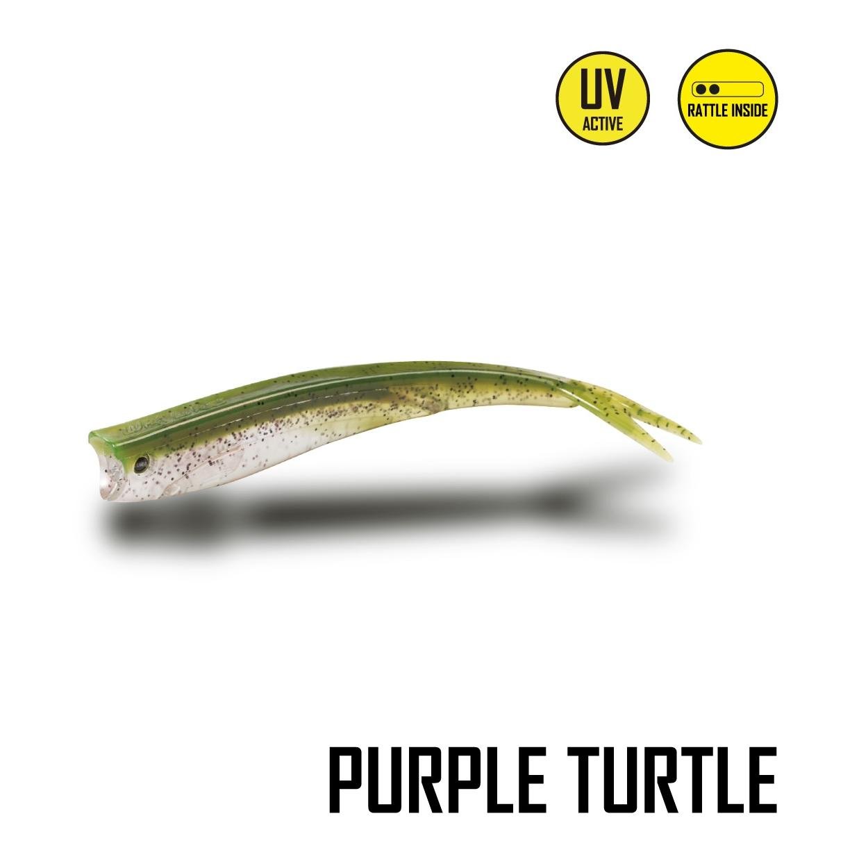 Image of Lura Lures Twix Shad Purple Turtle - Gummiköder bei fischen.ch
