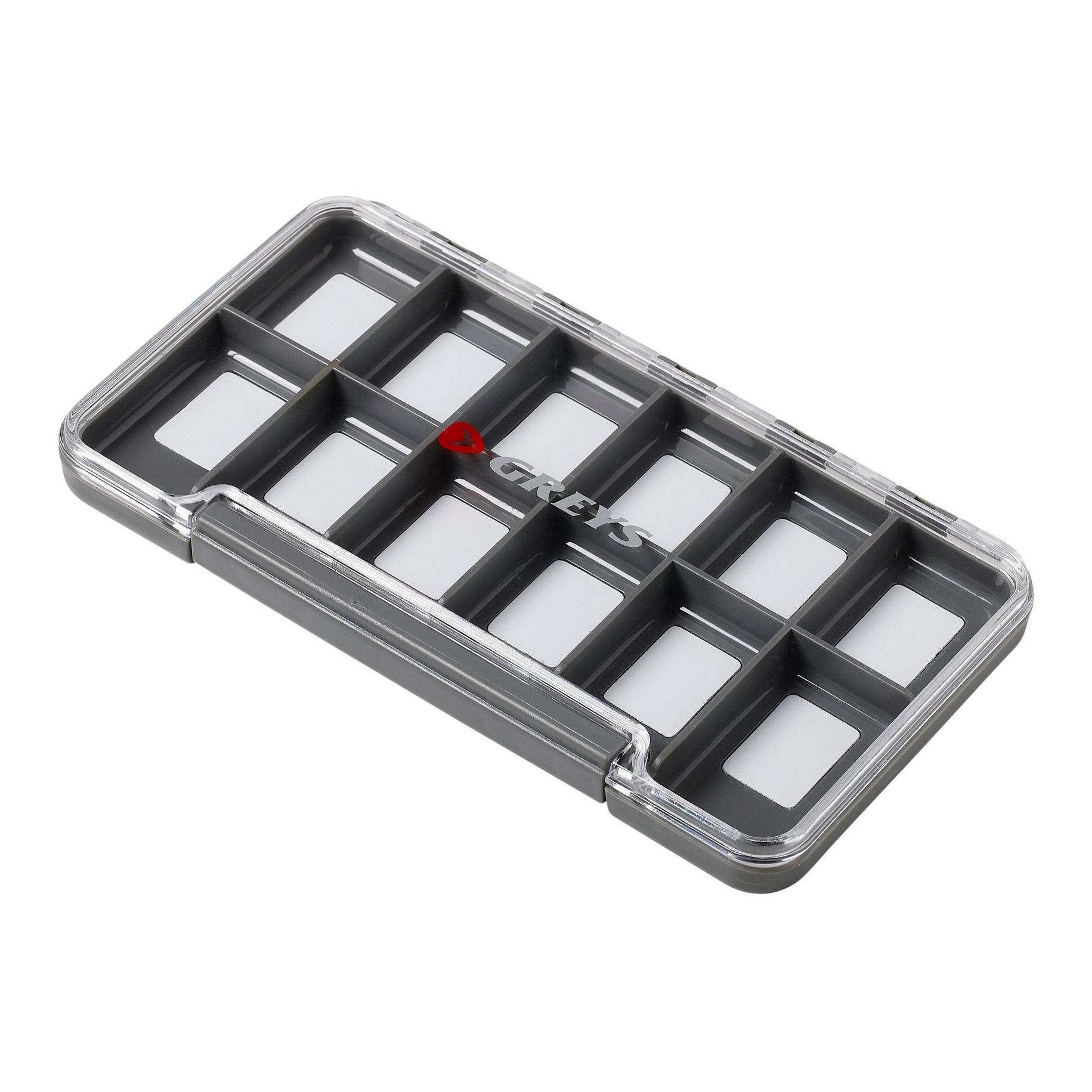 Greys Slim Waterproof Fly Box 12 Compartments  - Fliegenbox