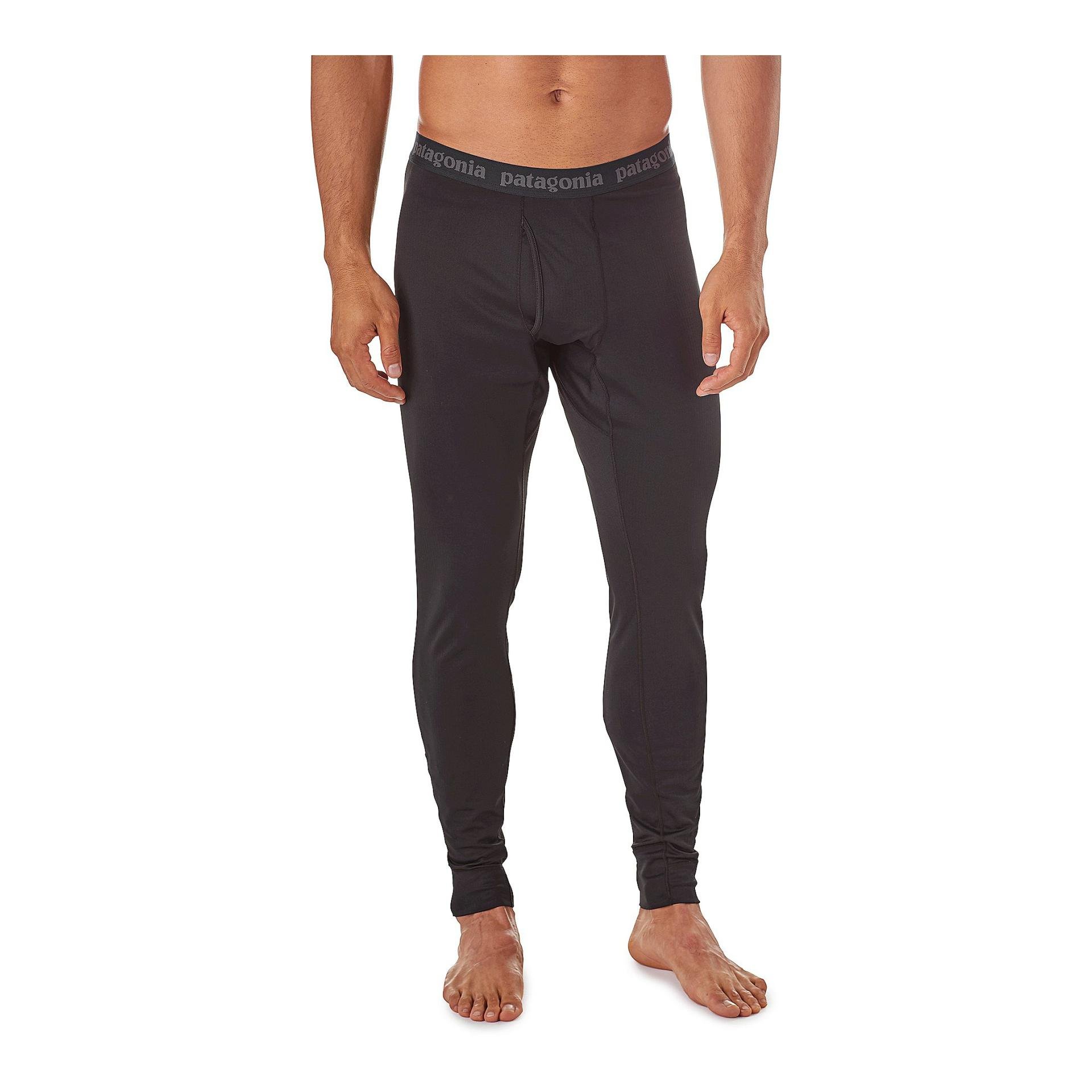 M's Capilene Midweight Bottoms Black - Funktionsunterwäsche