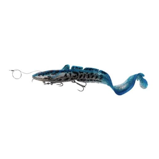 Image of Savage Gear Limited 3D Line Thru Burbot FS Blue Silver UV - Swimbait bei fischen.ch