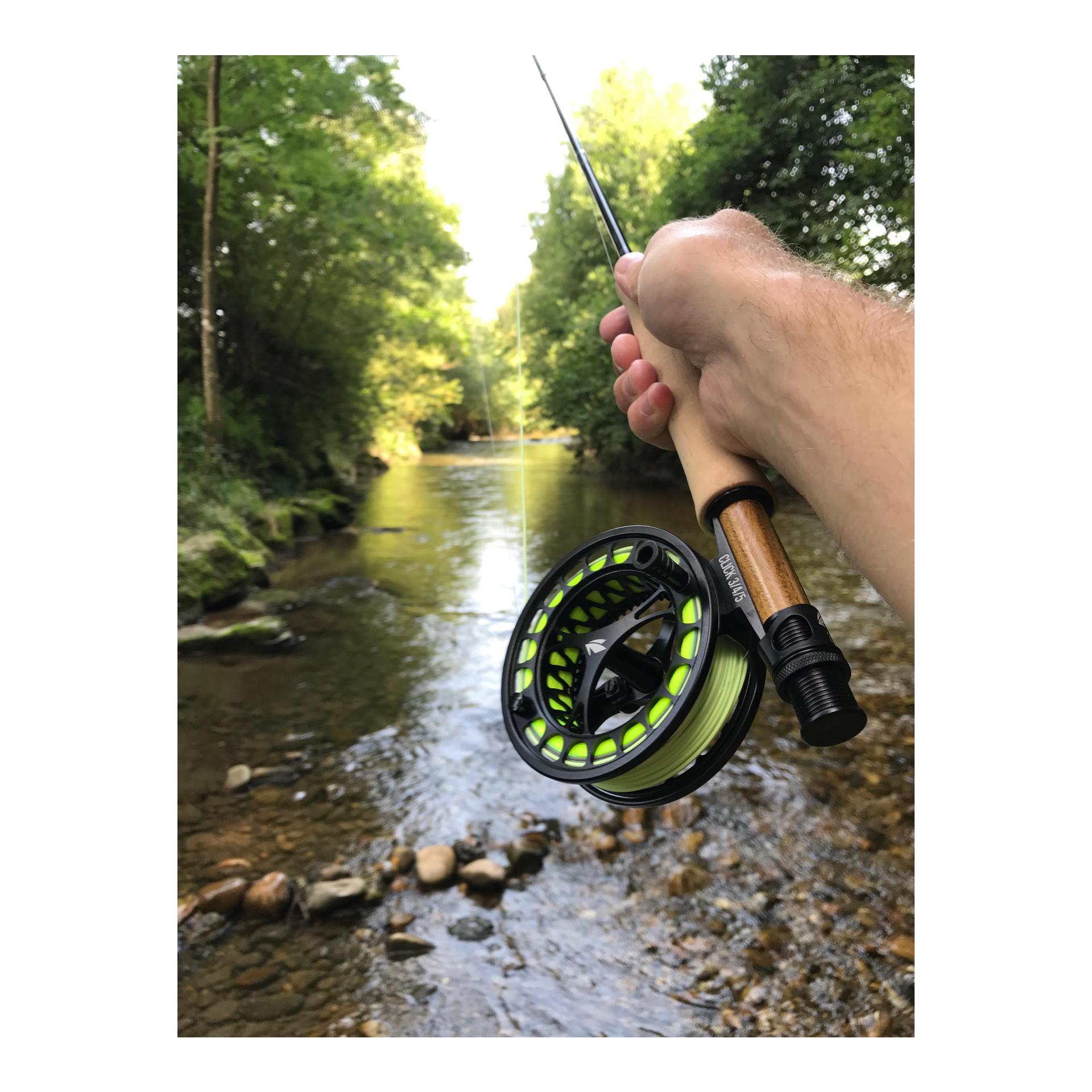 Click Serie Stealth - Fliegenrolle