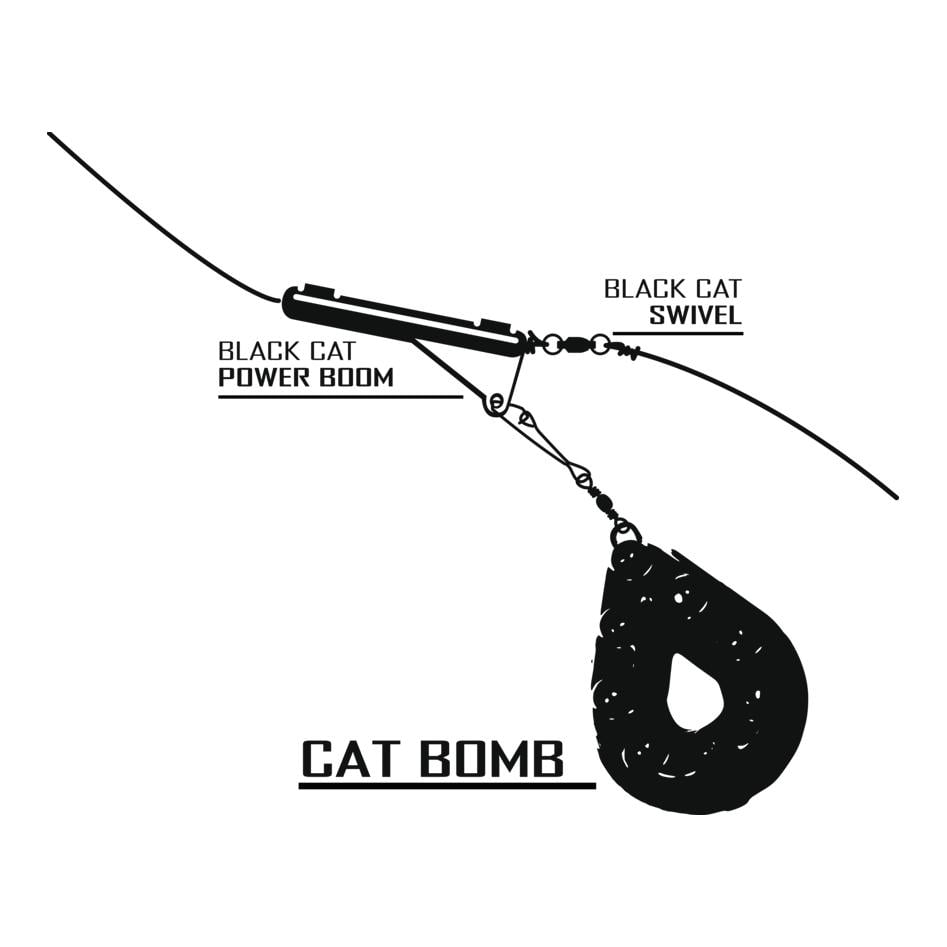 Black Cat Cat Bomb - Flachblei für Waller