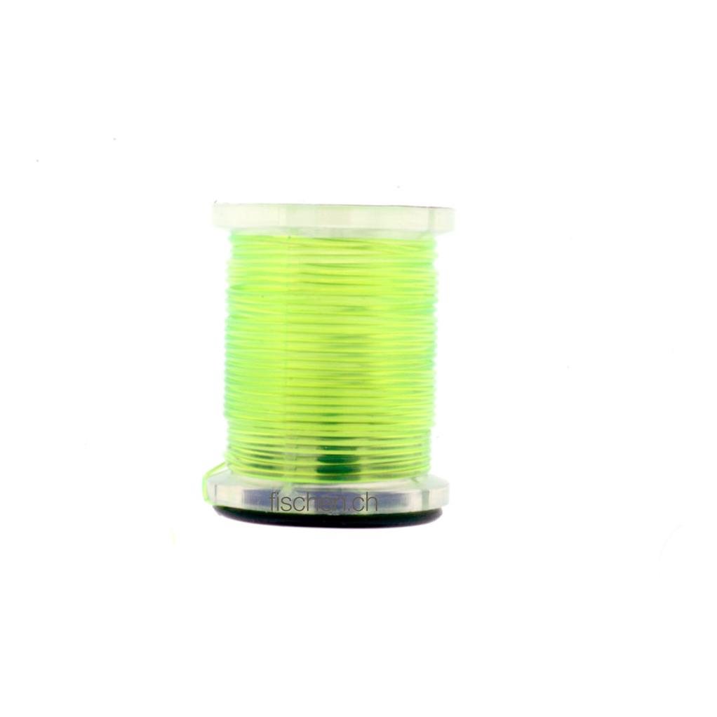 Hareline Dubbin Vinyl rib nymph chartreuse
