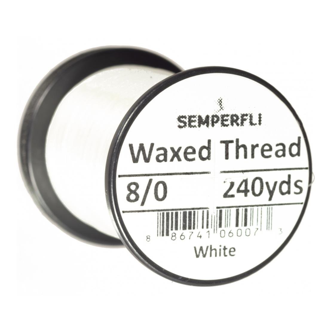 Waxed Thread - White - Bindefaden