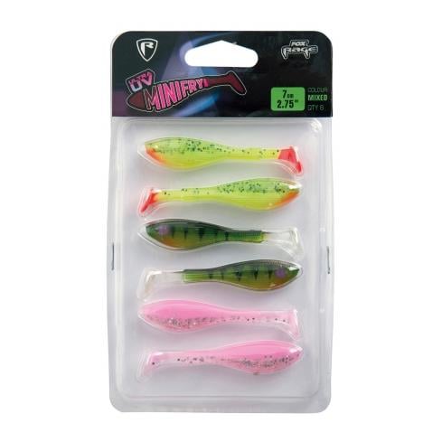 Image of FOX Rage Ultra UV Mini Fry Mixed Colours - Gummiköder bei fischen.ch