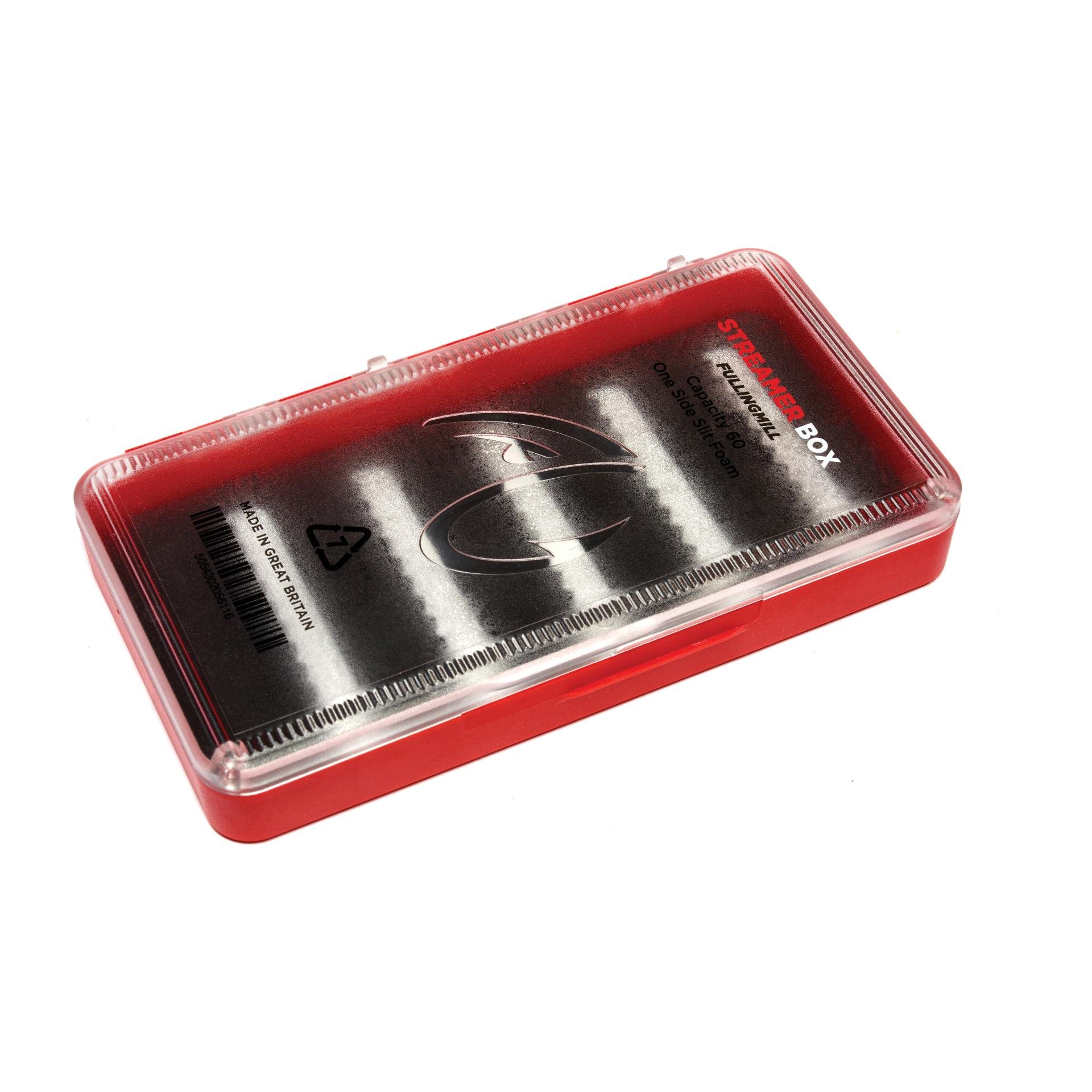 Image of Fulling Mill Streamer Box Red - Fliegenbox bei fischen.ch