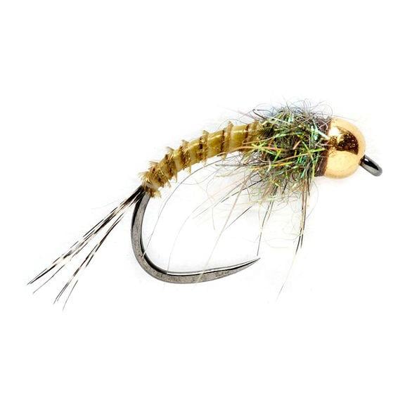 Fulling Mill Biot Quill Olive/Grün Tungsten o.W. - Nymphe