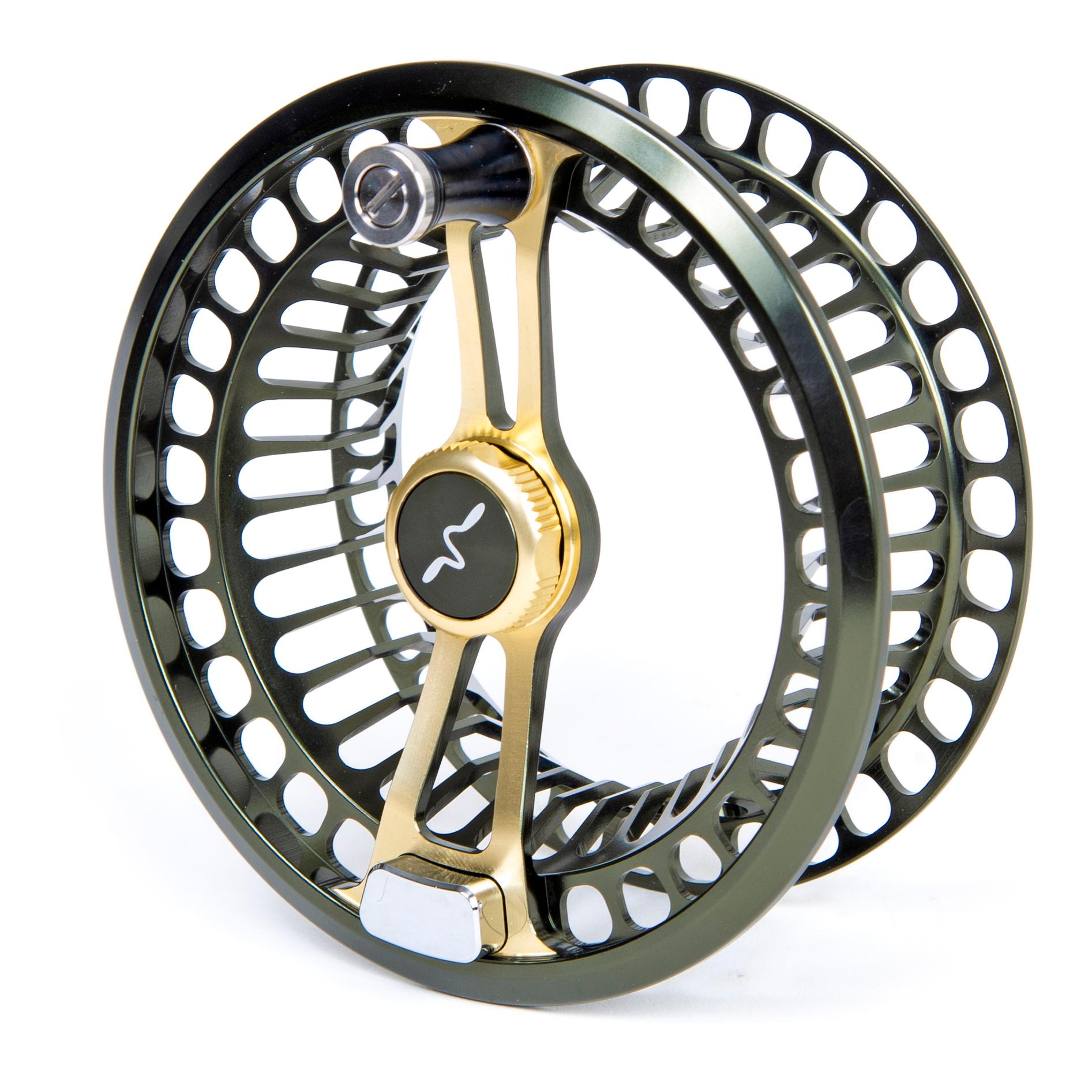 Fario LW Dark Grey Green/Gold - Fliegenrolle