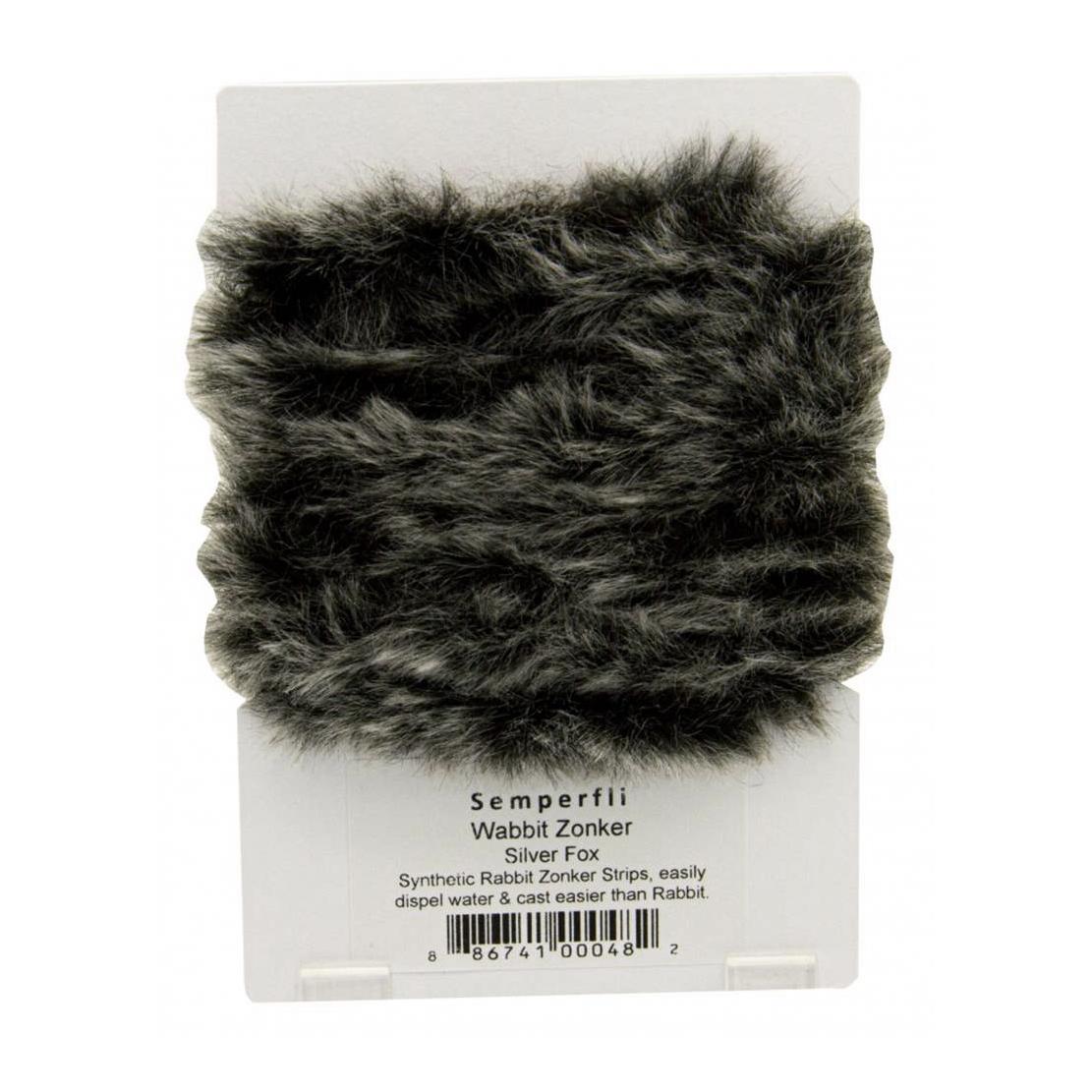 Semperfli Synthetic Rabbit Zonker - Silver Fox