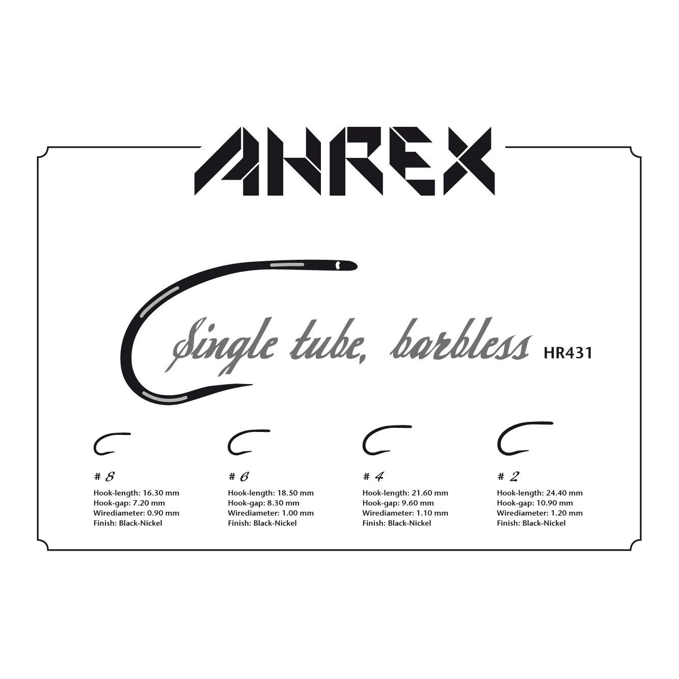 HR431 - Single Tube BL - Tubehaken