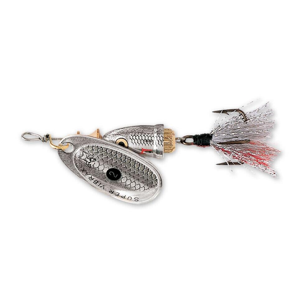 Blue Fox Vibrax Foxtail - Spinner - Silver Shiner -